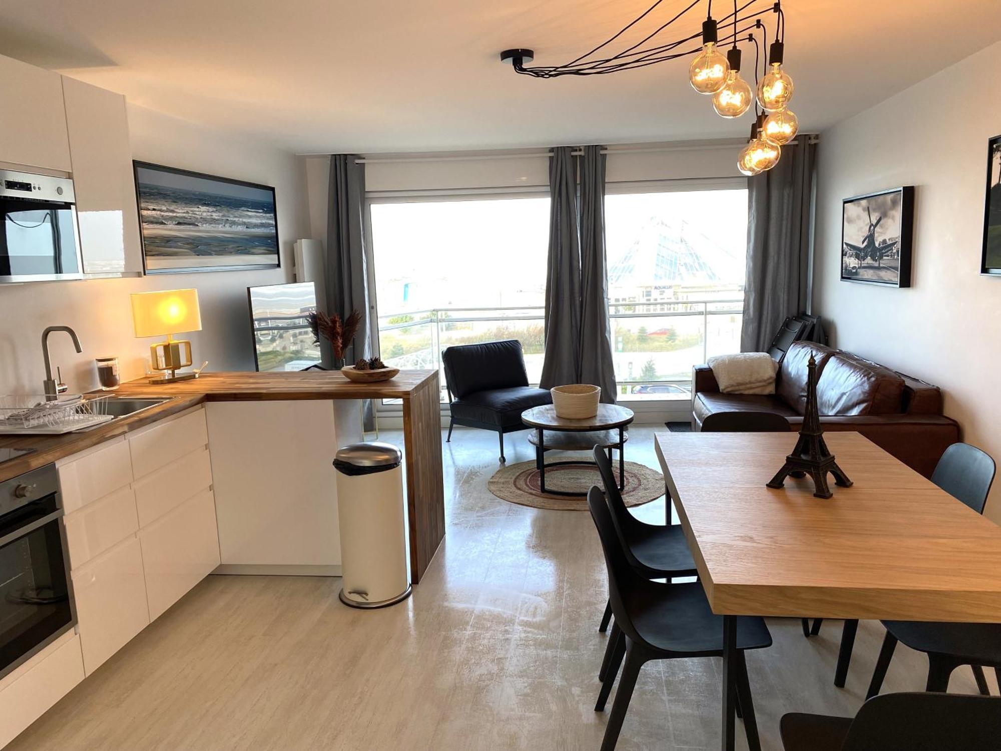 T2 Cabine Traversant Vue Front De Mer Le Touquet Paris-Plage Dış mekan fotoğraf